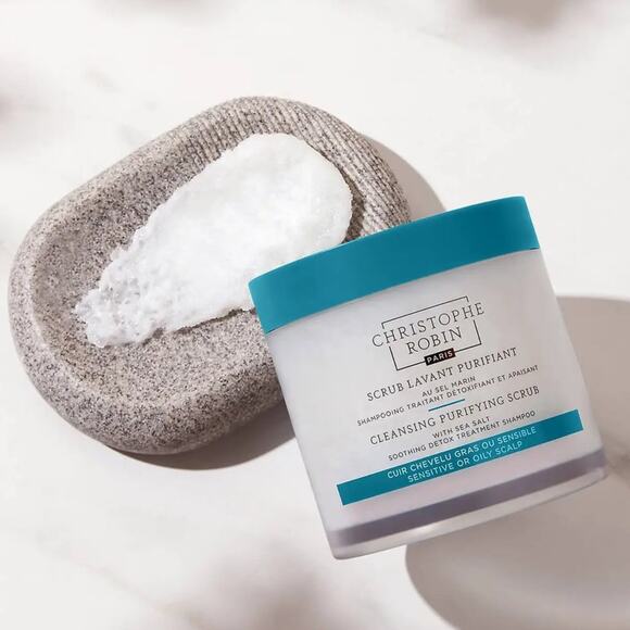 Christophe Robin Cleansing Purifying Scrub With Sea Salt - New - Picture 2 of 3